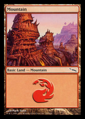 Mountain (299) - Foil (Mirrodin)